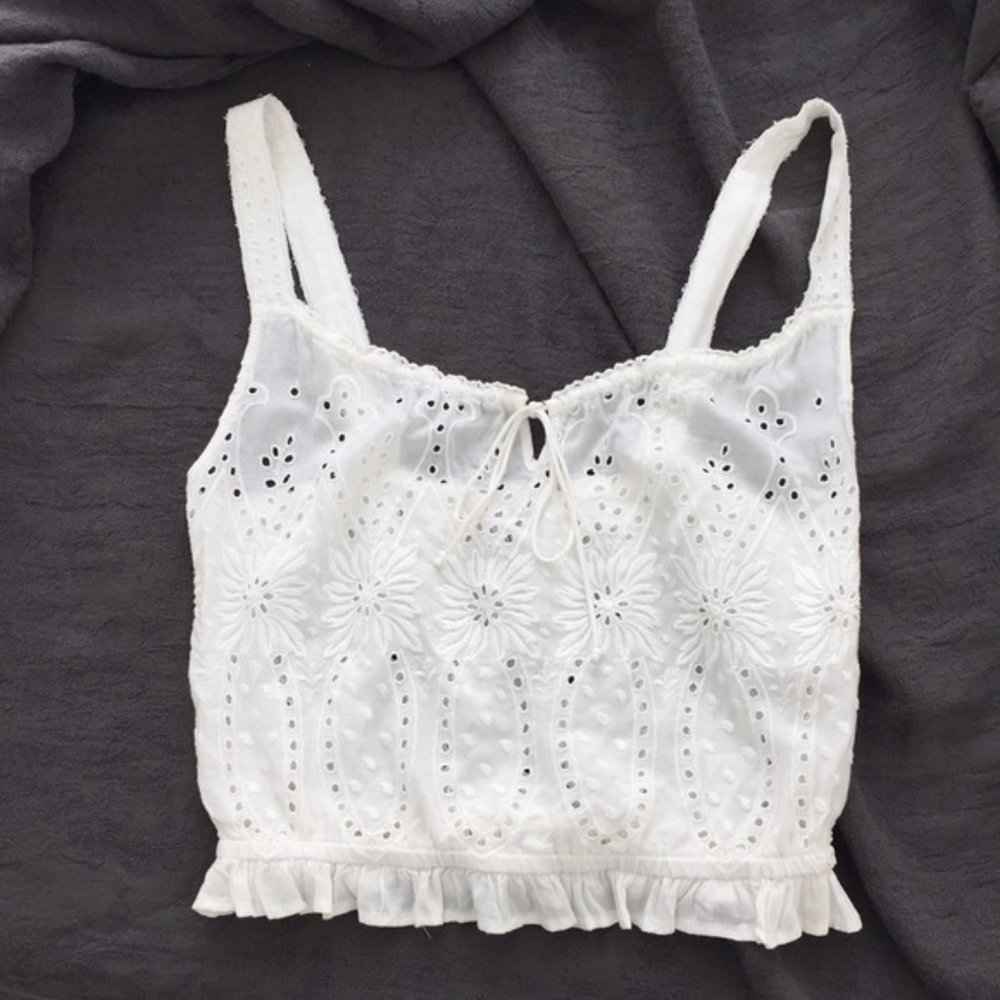 Amuse Society Eyelet Top